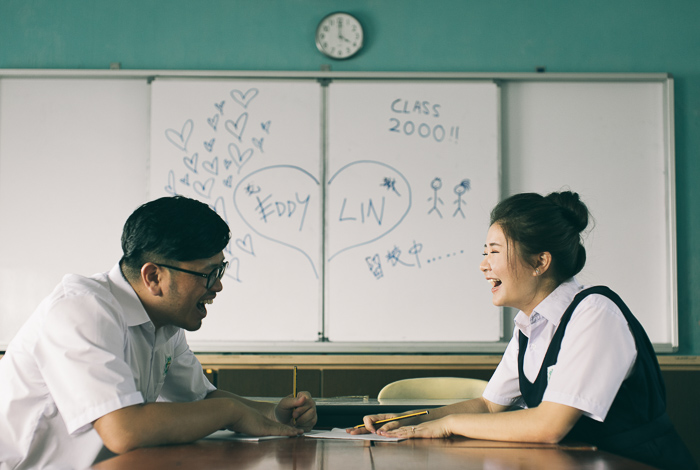 Back to school prewedding