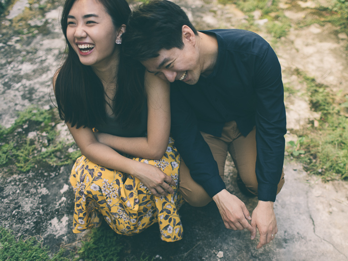 Casual couple portrait by CJ Fen