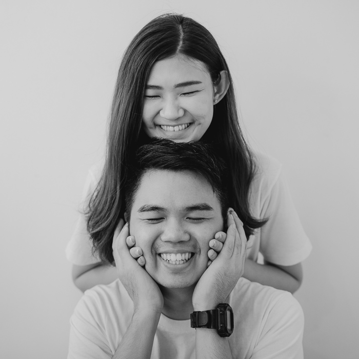 Simple portrait with the couple from Tampin