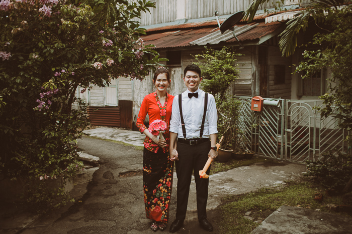 Nyonya portrait in Bukit Cina Melaka