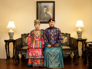 Traditional Baba Nyonya wedding portrait
