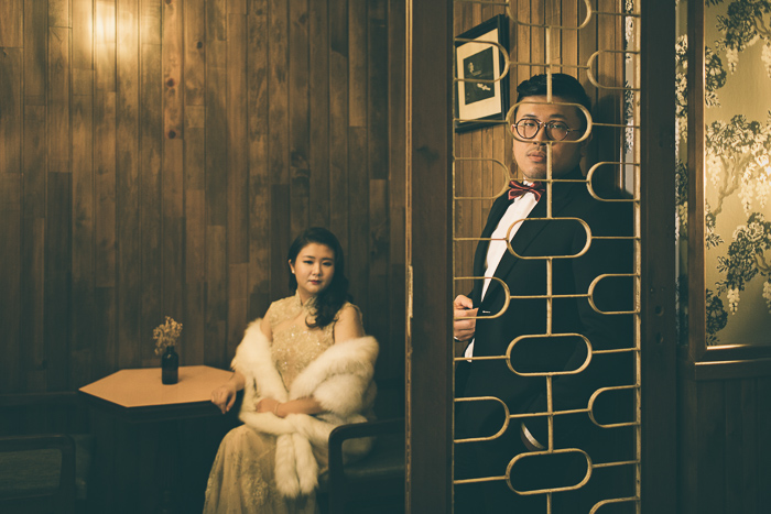 50s Melaka engagement portrait, Shanghai theme