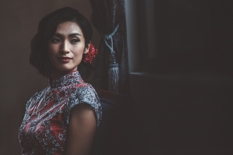 Gorgeous and elegant air stewardess bride from Seremban