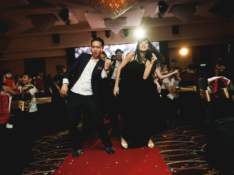 Flash mob dance on the wedding dinner at Hatten Hotel Melaka