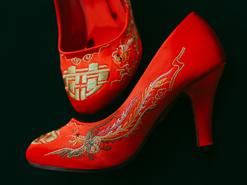 Chinese wedding heels