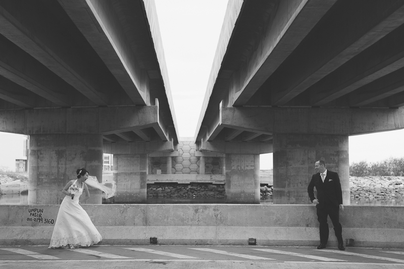 Couple portrait in Klebang under passage